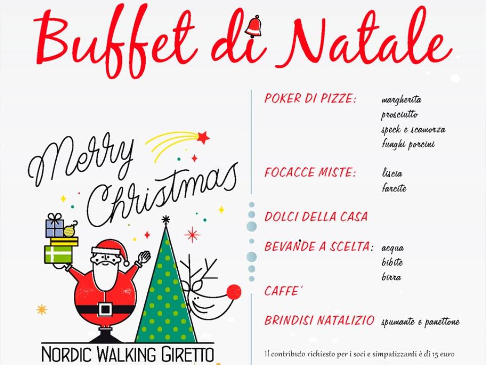 Buffet di Natale - 18 dicembre - 2016