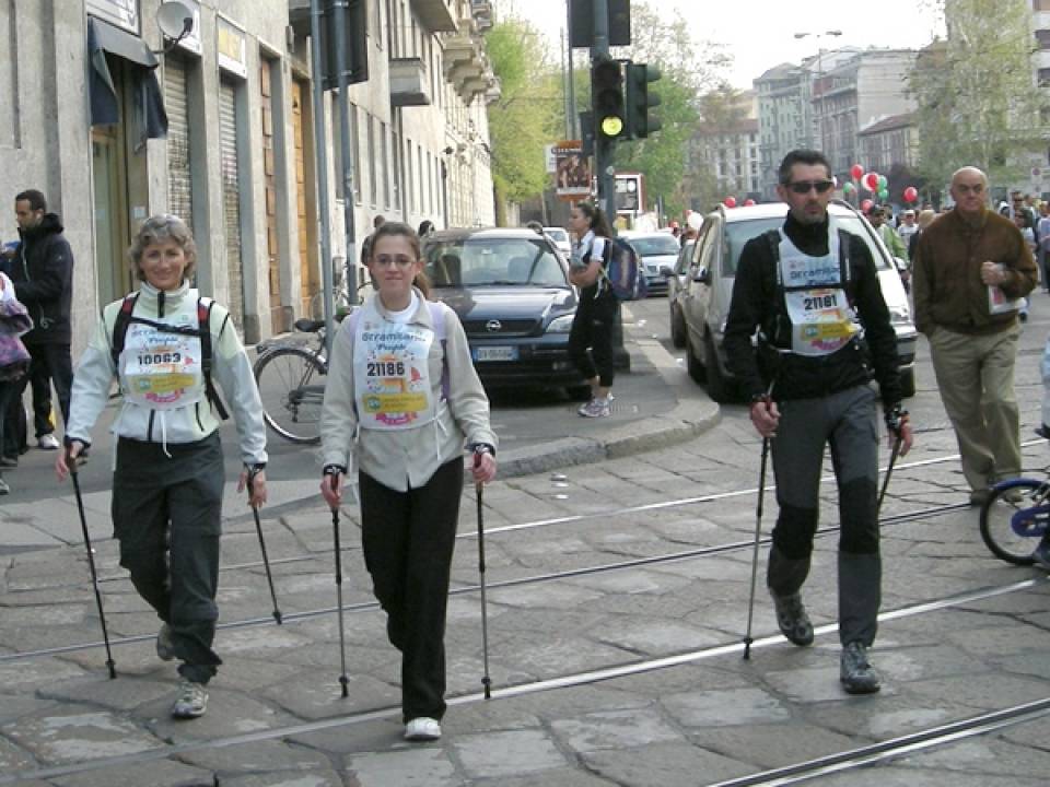 Nordic Walking a Milano - Stramilano 2008