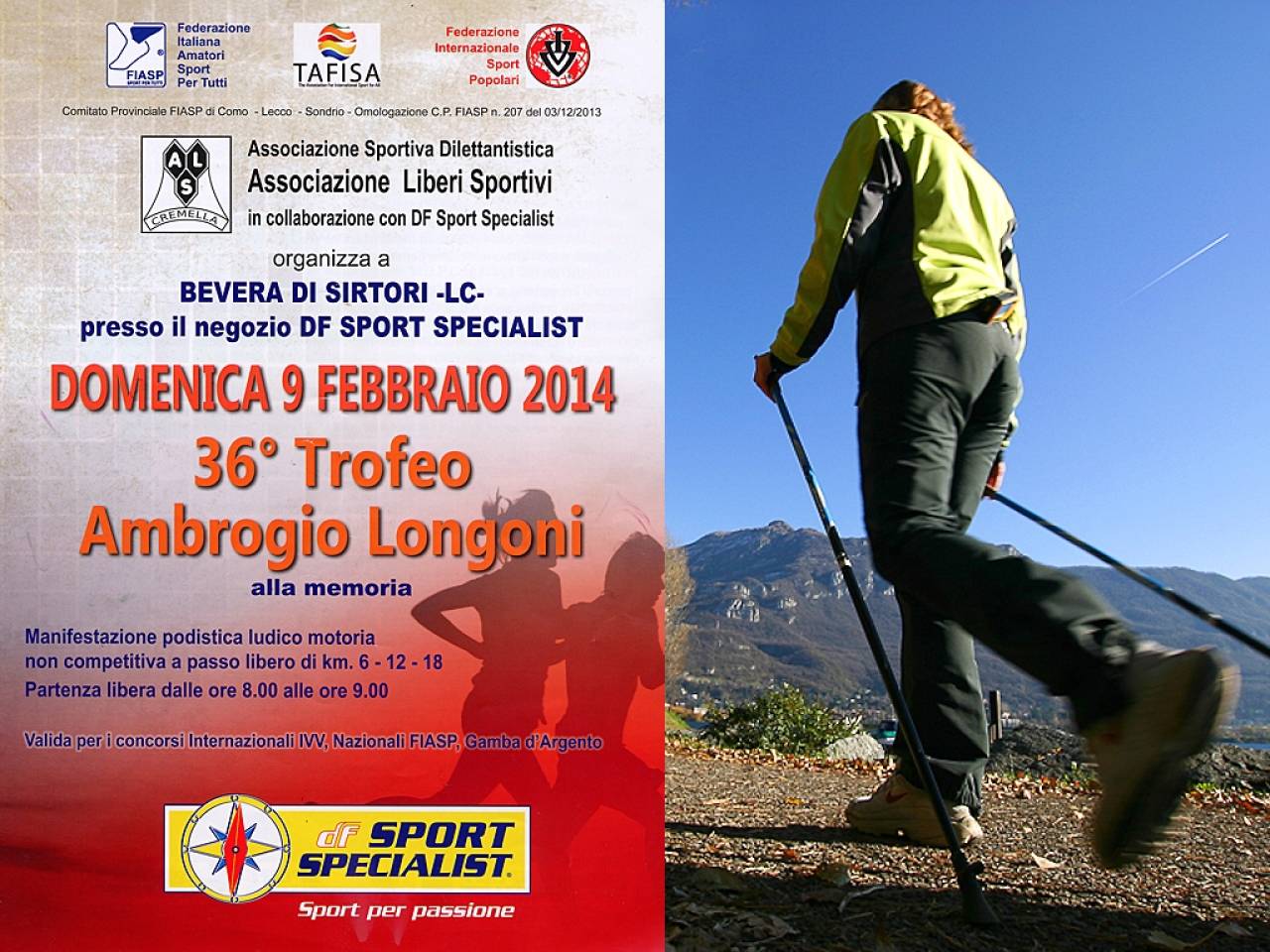 Nordic Walking: evento di Bevera - 2014